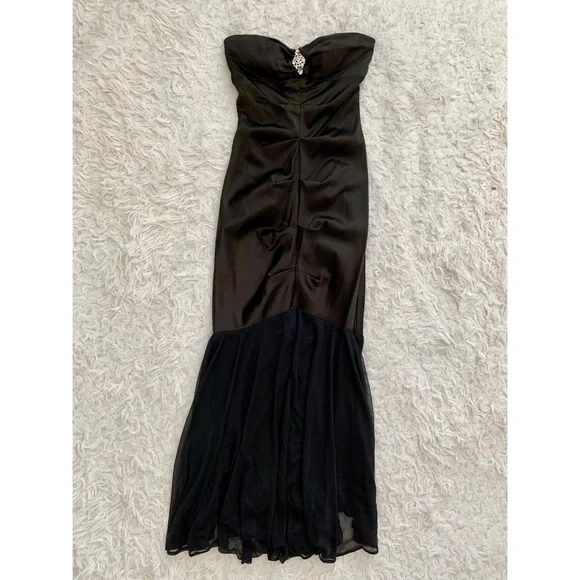 Macy's | Dresses | Macys Formal Mermaid Dress Black | Poshmark